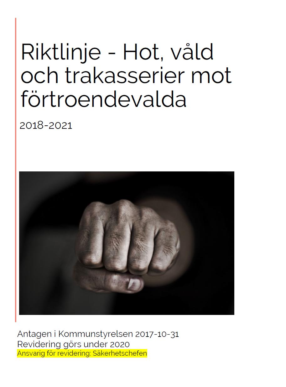 o akuta åtgärder o utbildning och information o stöd och stöttning genom