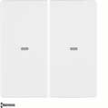 funktioner - Med demonteringsskydd. - Med klor. Berker S.1/B.3/B.7 Dubbel tryckknapp easy-knx 80142180 17 38 846 Berker Q.1/Q.