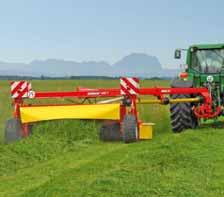 4,50 ha/tim 10 1070 kg NOVACAT slåtterkombinationer utan kross, med extra dry kross (ED), med valskross (RC), med