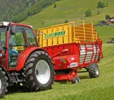 28,5 / 28 m 3 31 / 2 5000 L/D 50 m 3 31,5 / 31 m 3 31 / 2 TORRO ensilagevagn från 100 kw/136 hk till 169 kw/230