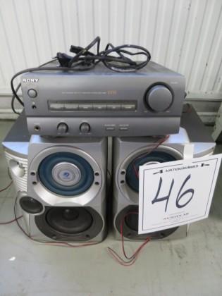 00 kr exkl moms Sony stereo med