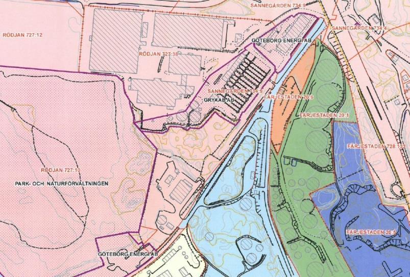 5.1 Planförhållanden I den fördjupade översiktsplanen (FÖP) för Ytterhamnarna 1 från 2006 konstateras att Ryaverket ligger inom planområdet.