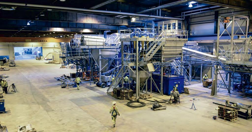 Verksamheten i Stena Nordic Recycling Center bedrivs av de båda återvinningsbolagen Stena Nordic Recycling och Stena Technoworld, och utöver de 200 000