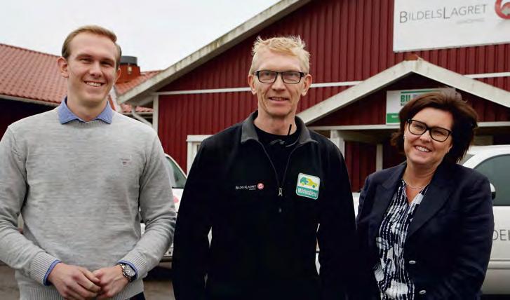 Välförtjänt för ett företag som alltid har satt miljön i fokus och som investerar sina pengar i vindkraft. Mats Svensson och Maria Andrae Svensson tog över Bildelslagret i Lidköping för 25 år sedan.