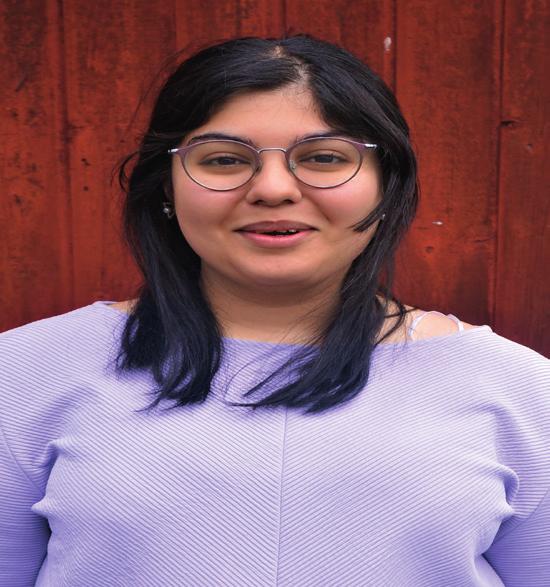 H Studerar: Civilingenjör IT Bästa egenskap som klubbverkare: Har koll på skvaller Namn: Amrit Kaur Titel: Bitr.