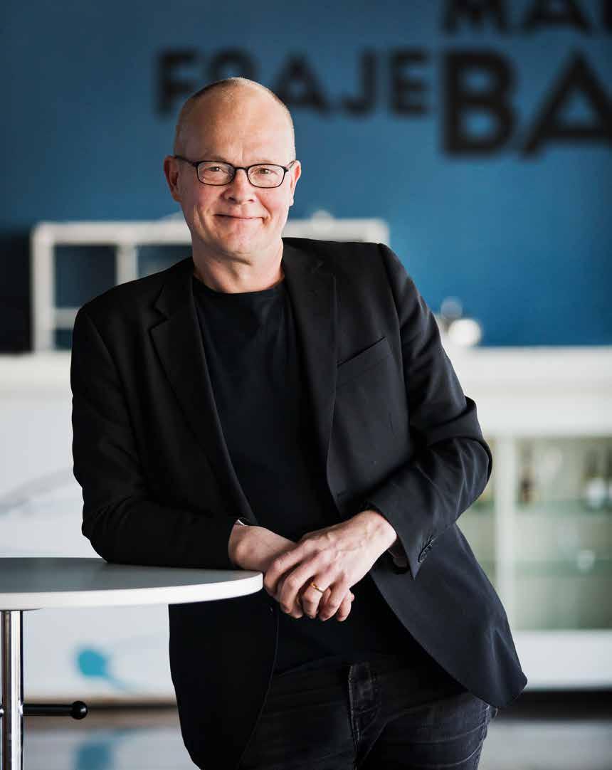 INTERVJU KONSERTHUSCHEFEN Foto: Sarah Perfekt Att skapa konserter där berättelsen om musiken står i centrum väcker intresse och skapar reaktioner såväl nationellt som internationellt.