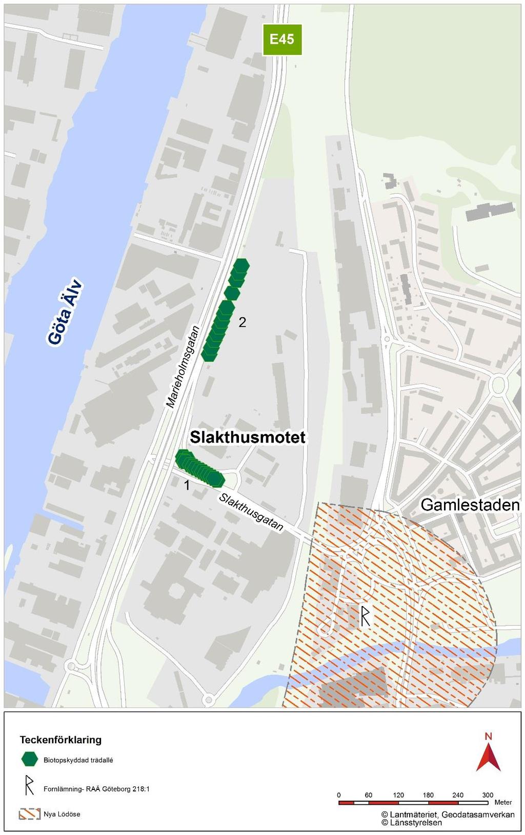4.9. Miljö och hälsa 4.9.1. Stadsbild Marieholm är en relativt ung och brokig stadsmiljö som till största delen utgörs av industriområde med vägar, industrier, järnvägsspår och hårdgjorda ytor.