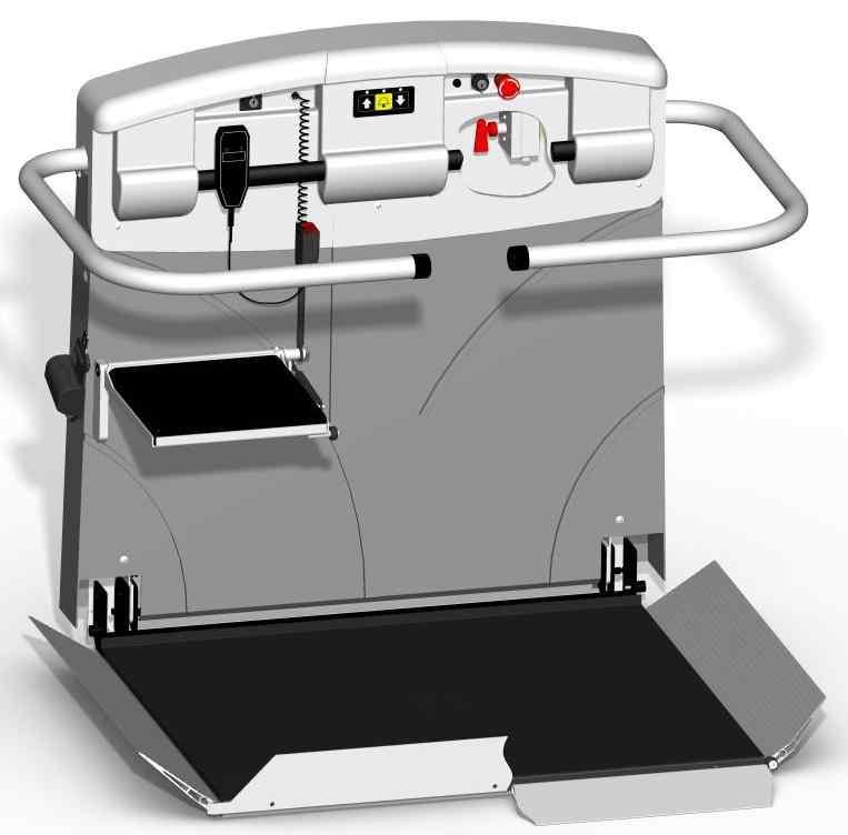Plattformhiss med plasthuv/frontbeklädnad 8 1 17 19 3 4 2 7 5 6 18 9 16 11 10 12 13 14 15 Pos.