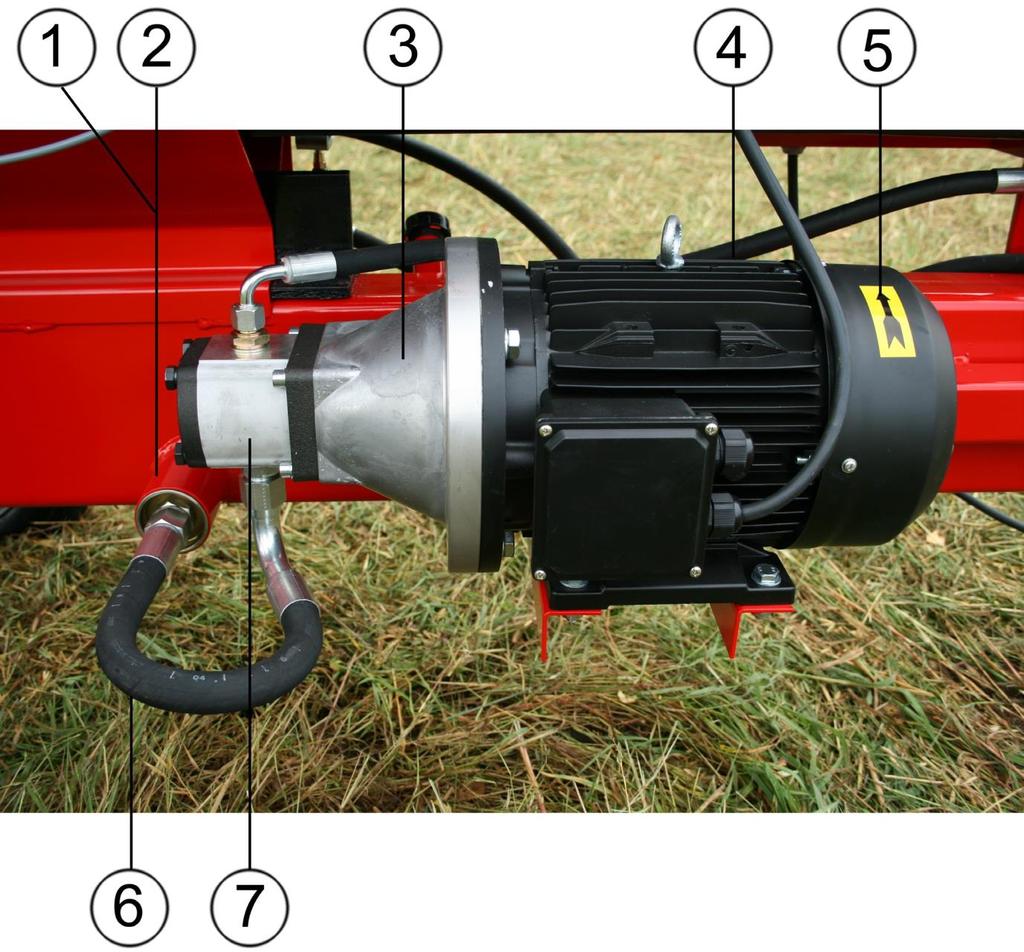 1 3B RESERVDELSFÖRTECKNING, HYDRAULPAKET MED MOTOR Nr Antal Benämning Art.nr. 63545 Art.nr. 63545P 1. 1 st Sugsil 21-1033 21-1033 2. 1 st Adapter 135-1212 135-1212 3.