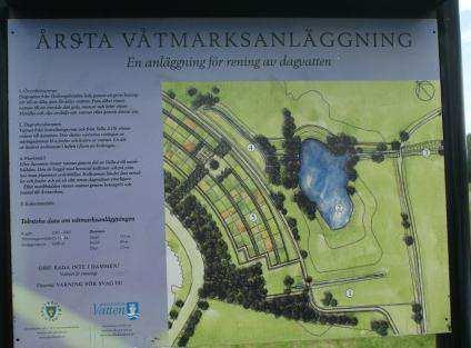 7.8 Informationsskyltar Det rekommenderas att skyltar som förklarar dagvattenanläggningarnas utformning och