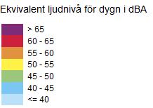 Balkong flyttas HU 3 HU 4 Pilar visar vilka rum som erhåller ljuddämpad sida där 55 dba dygnsekvivalent och 70 dba maximal ljudnivå nattetid innehålls.