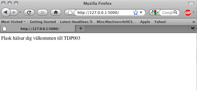 2017-06-30 Egen utvecklingsmiljö 5 HTML-MALLAR FÖR PYTHON 4.2 Testa Flask Skapa en fil som heter test_flask.py och öppna den i Emacs.