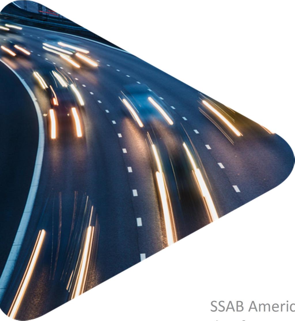 RAPPORT FÖR TREDJE KVARTALET 2018 SSAB Americas