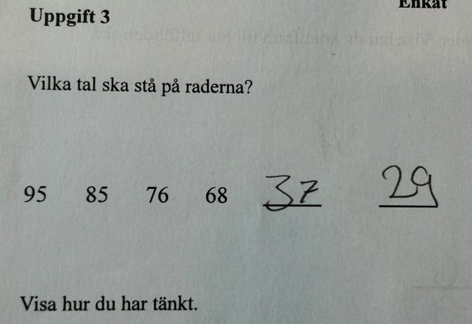 Figur 10e: Elevexempel från årskurs 6.