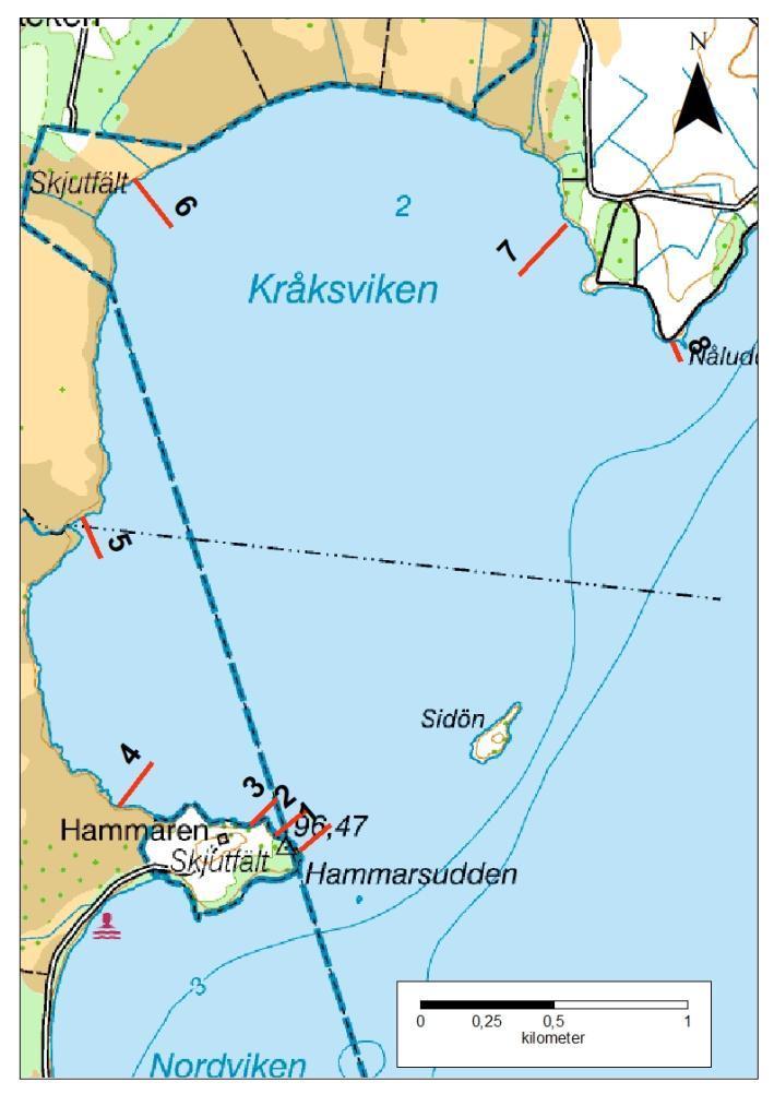 Delområdet bedöms ha gynnsamt tillstånd med avseende på den rikliga förekomsten av kransalger samt förekomst av flera arter kortskottsväxter, även om de förekommer i låg frekvens.