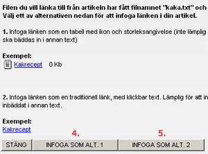 ) och markera den fil du vill använda. Klicka sedan på "Öppna". OBS! Du kan endast ladda upp en fil i taget. När du är klar med detta klickar du på Vidare eller om du ångrar dig "Stäng" (3.