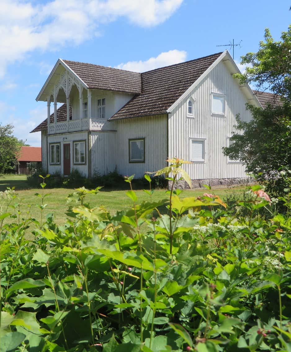 En av gårdarna i Grisbäcks by har en del äldre byggnadsdetaljer, som denna