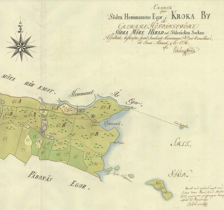 KARTOR Djursvik, storskifte 1776,