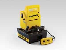 Enerpacs hydrauliska pumpar Z-CLASS ELEKTRISKA HYDRAULPUMPAR Z-CLASS HYDRAULISKA LUFTPUMPAR ZU4-SERIEN, ELEKTRISKA PUMPAR Högeffektiv pumputformning med högre oljeflöde och förbikopplings, svalare