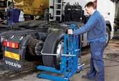 Hjullyftare WTA500 500 kg Hydraulisk hjullyftare till varubilar, lastbilar och bussar Flexibel och
