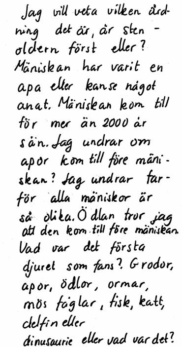 Björk, Maj (1995). Att lära genom att skriva. I: Birgit Lendahl & Ulla Runesson (red) Vägar till elevers lärande. Lund: Studentlitteratur. (s. 57-74).