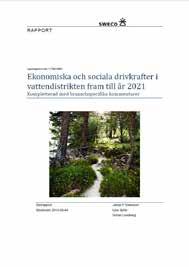 VA-avgift per kommun (SCB, 2013a). Ekonomiska och sociala drivkrafter i vattendistrikten fram till 2021, Kompletterad med branschspecifika kommentarer.