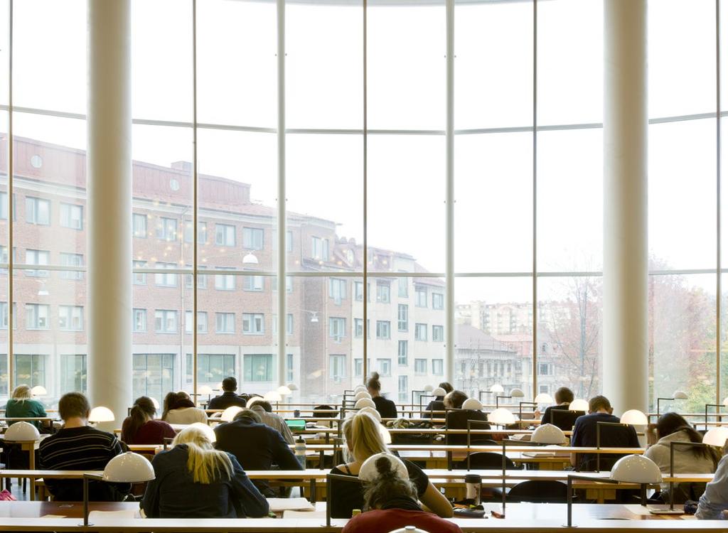 Biblioteket, vy mot nordväst. Med dessa parametrar genomförs översiktliga jämförande energiberäkningar.
