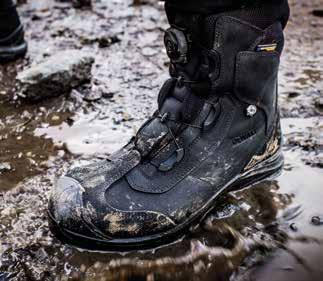 FINNS ÄVN I BRUNT Vibram yttrsula Boa knäppning Vattntät / Andas Komposit spiktramp