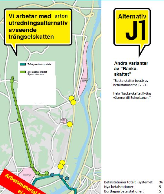 Förklaring Backastationerna 17-21 flyttas till västra sidan av Lillhagsvägen.