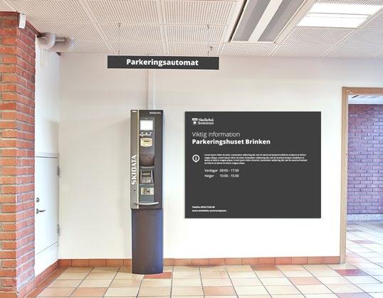 innehålla den information som besökaren behöver.
