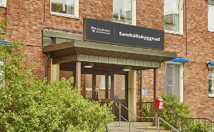 SIDAN 4 Verksamhetsskyltar Utomhus På publika platser med kommunal verksamhet, exempelvis förvaltningar, anläggningar eller skolor, lyfts alltid verksamhetsnamnet tillsamman med