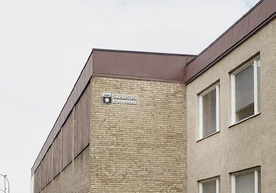 SIDAN 6 Verksamhetsskyltar Utomhus På platser med kommunal verksamhet där det inte är av vikt att informera om verksamheten används skylt med bara logotypen.