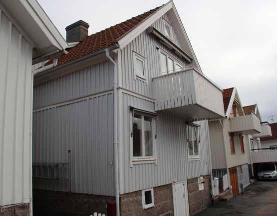 Västanvindsgatan 18 Hunnebo 1:56, byggt 1860 Värden att bevara: Husets placering, granitgrund.