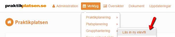 gata, postnr, ort E-post Osv Om flera grupper ska läsas in samtidigt måste gruppbeteckning finnas som separat kolumn o Inga rader med annan information