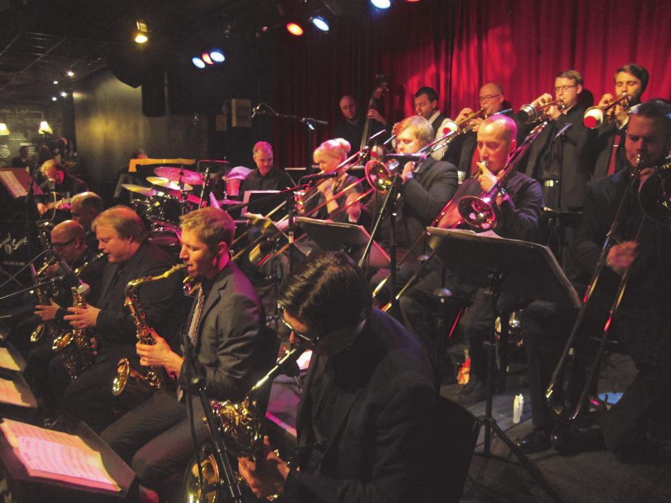 Foto Markus Fägersten Foto Eva Kubatzki SOS Big Band 1/12 Stefan Nordin, bandledare, Isabella Lundgren vo Patrik Eriksson, Jonne Bentlöv, Anders Vimark och Richard Lindgren, tpt Fredrik Ruud,