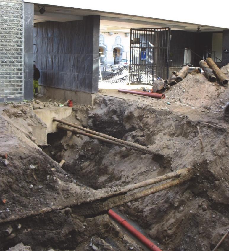 Fasindelning av lagren i sektion 2 Lagren i sektion 2 (se figur 5) har hypotetisk indelats i 7 bebyggelsefaser.