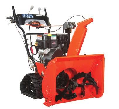 Maskinerna har bl.a. den största motorn i klassen, en 208cc Sno-Tek motor.