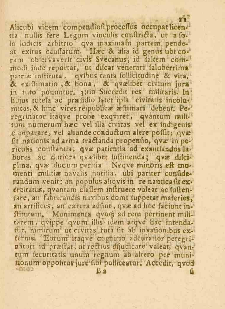 Alicubi vicjem compendiofiproceitus occupaclicentis nuilis fere Lezum vinculis ccnllrika, ut a scz. lo Zudiciz arbitrio qva maximafn partem pende, ac «Aiius czullarum. li_ec öi. alia id genus übieo.
