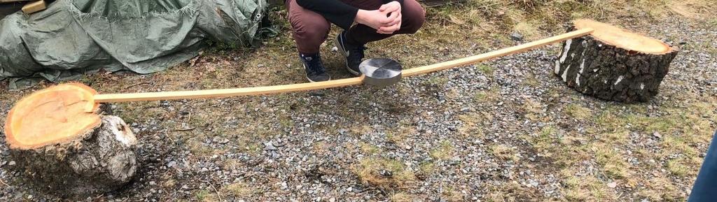 Fjäderkonstanten k beräknas ur följande uttryck enligt [1]; k = mω n 2 (3) där m är korgens massa, mobil och vikter inkluderat, och ω n är systemets egenfrekvens.