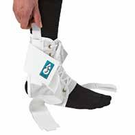 Fot- och Fotledsortoser ASO fotledsortos Stabilt fotledsstöd med låg profil och stabiliserande snörning fram.