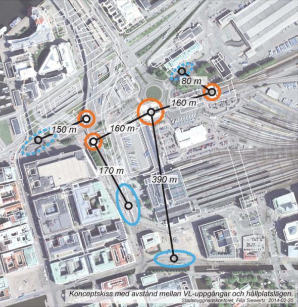 Behov av cykelparkeringar på grund av tillkomande verksamheter enligt detaljplan skall lösas på kvartersmark enligt Göteborgs parkeringspolicy, antagen av kommunfullmäktige 2009.