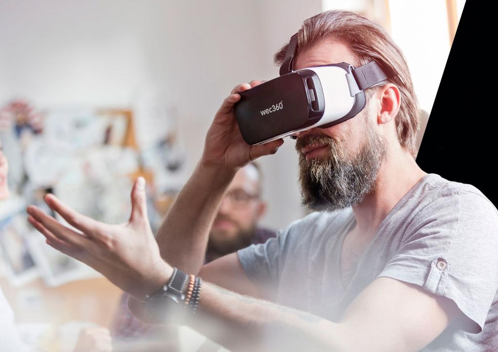 MINNEN AV FRAMTIDEN Vår VR är engagerande på ett sätt som gör att användaren kan påverka