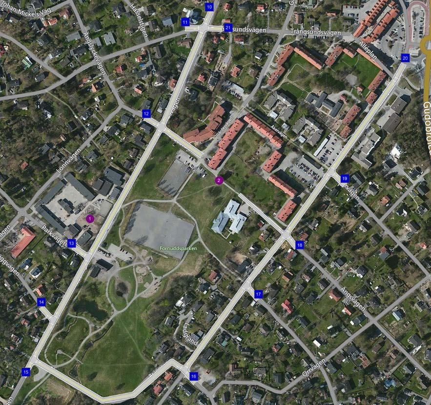 Trafikalstring Trafikalstring för planområdets nuläge, ett framtida scenario enligt nulägets resandemönster och ett framtida scenario med bilreducerande åtgärder har tagits fram.
