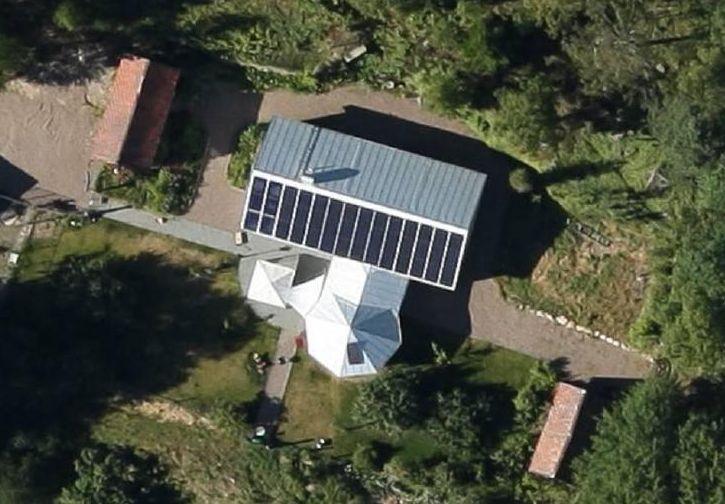 Estimera geometri för en installation Husarvägen 57,