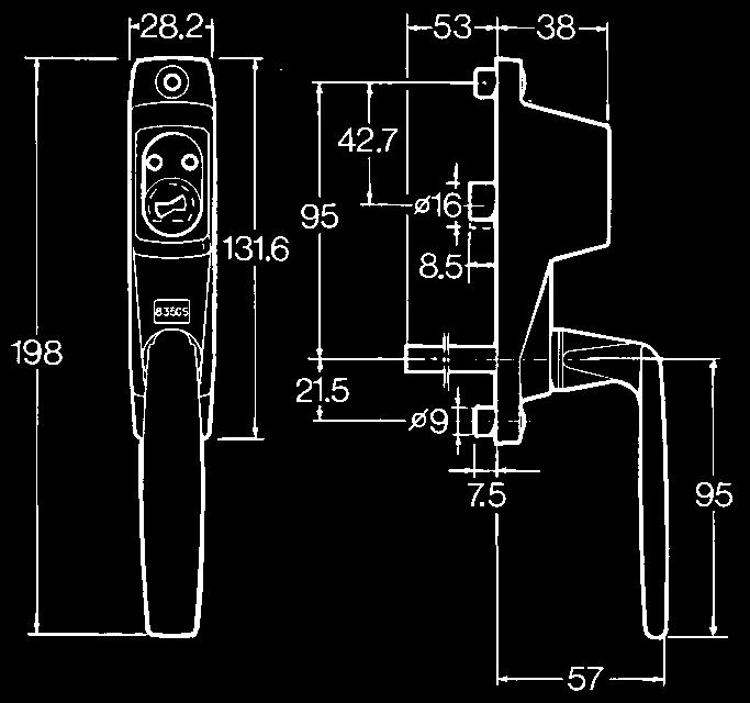 Assa Vinga 7450 Assa Code Handle 7810 49 77 63 43 26 123 62