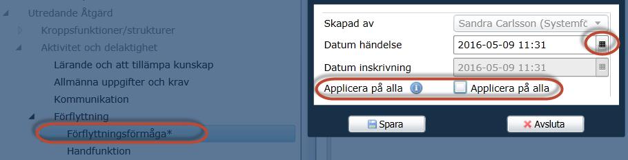 Då ändras datumet/tiden för ALLA anteckningar du har skrivit på i ALLA fiskar.