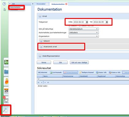 För att ange ytterligare bedömninginstrument, markera sökord för bedömningsinstrument och fyll i tabell och textrutor.