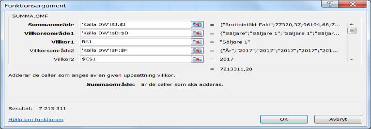 Sida 39 av 44 Nyttiga formler SUMMA.OMF SUMMA.