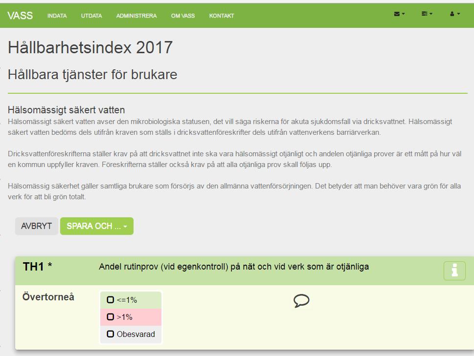 Denna text ger information om parametern. Denna infoknapp ger information om frågan i visad pop-up. Här kan även kommentarer infogas.