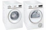 WT47W578DN tvättmaskin och värmepumpstumlare TM; 1600 v/min, 8 kg, A+++, display, specialprogram, startfördröjning, resurssnål vattenförbrukning, belysning,